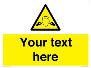 Custom Noise Hazard Sign